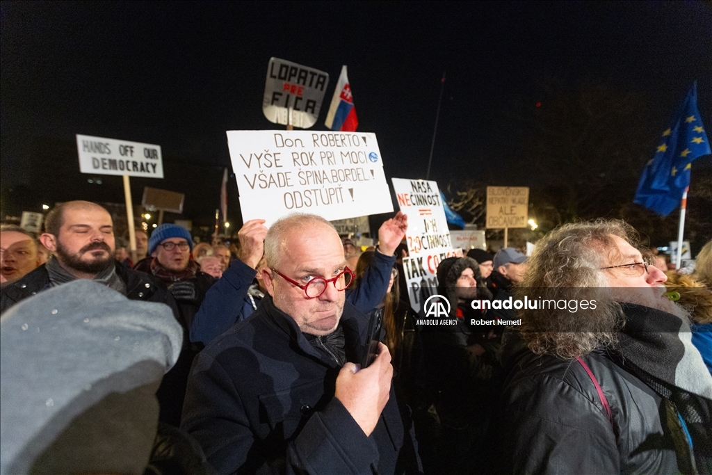 Protests against Robert Fico's government continue across Slovakia