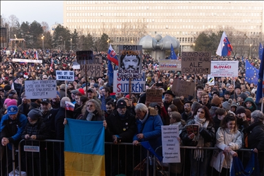 Protests against Robert Fico's government continue across Slovakia