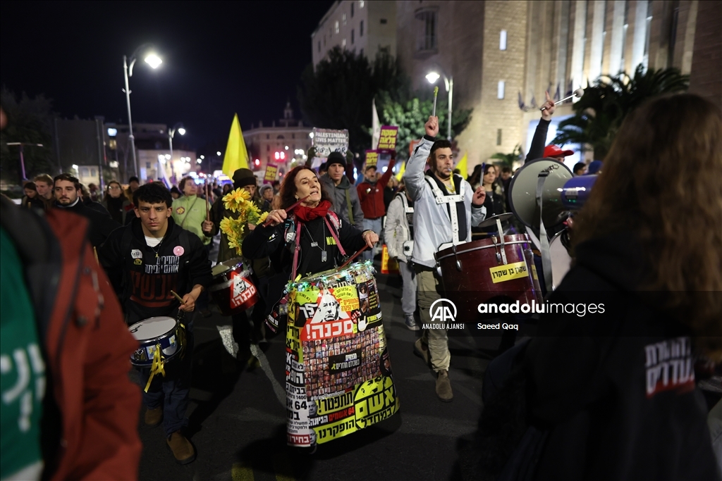 Kudüs'te ateşkesin kalıcı olması talebiyle gösteri düzenlendi