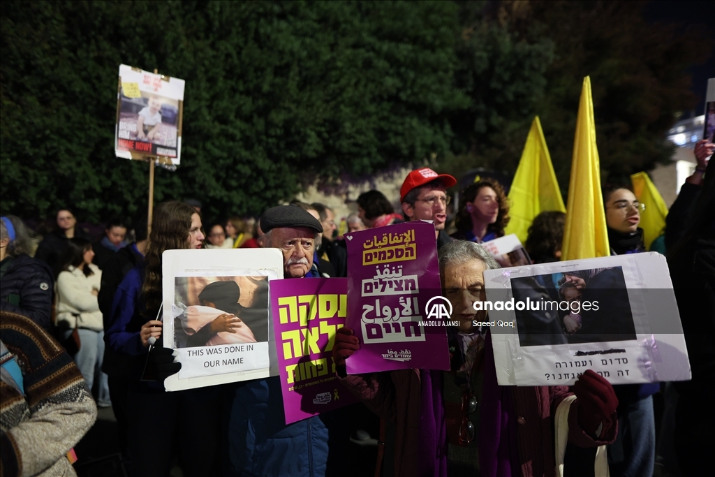 Kudüs'te ateşkesin kalıcı olması talebiyle gösteri düzenlendi