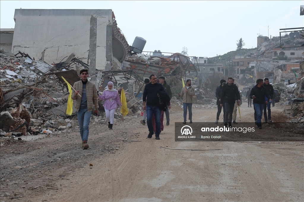 Lübnanlılar, Hiyyam beldesindeki evlerine dönmeye devam ediyor