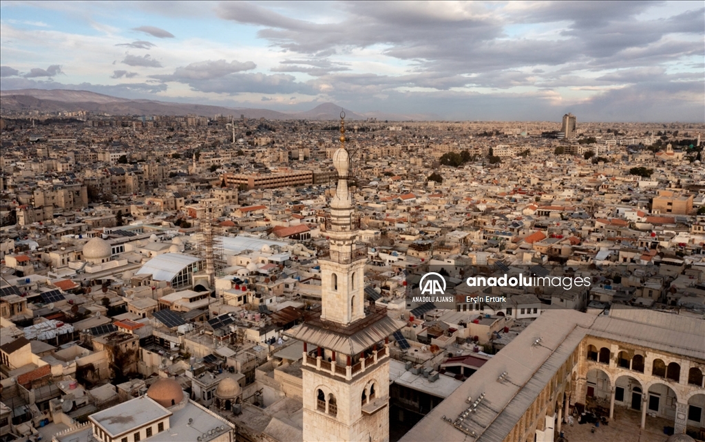 Suriye'nin başkenti Şam'daki Emevi Camii