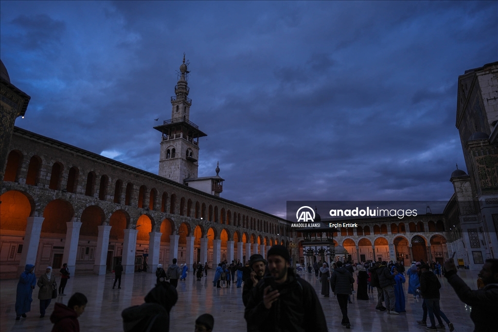 Suriye'nin başkenti Şam'daki Emevi Camii