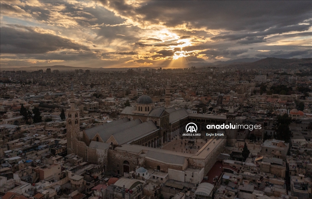 Suriye'nin başkenti Şam'daki Emevi Camii