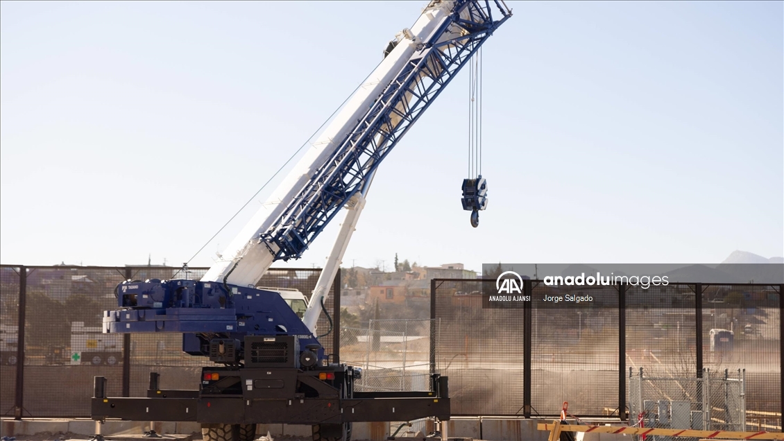 Texas sınırında duvarı inşaatı çalışmaları yeniden başladı