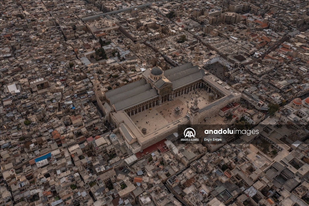 Suriye'nin başkenti Şam'daki Emevi Camii