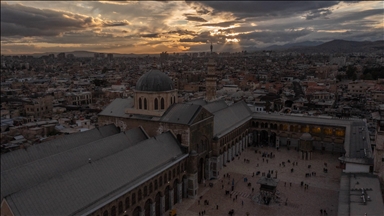 Suriye'nin başkenti Şam'daki Emevi Camii