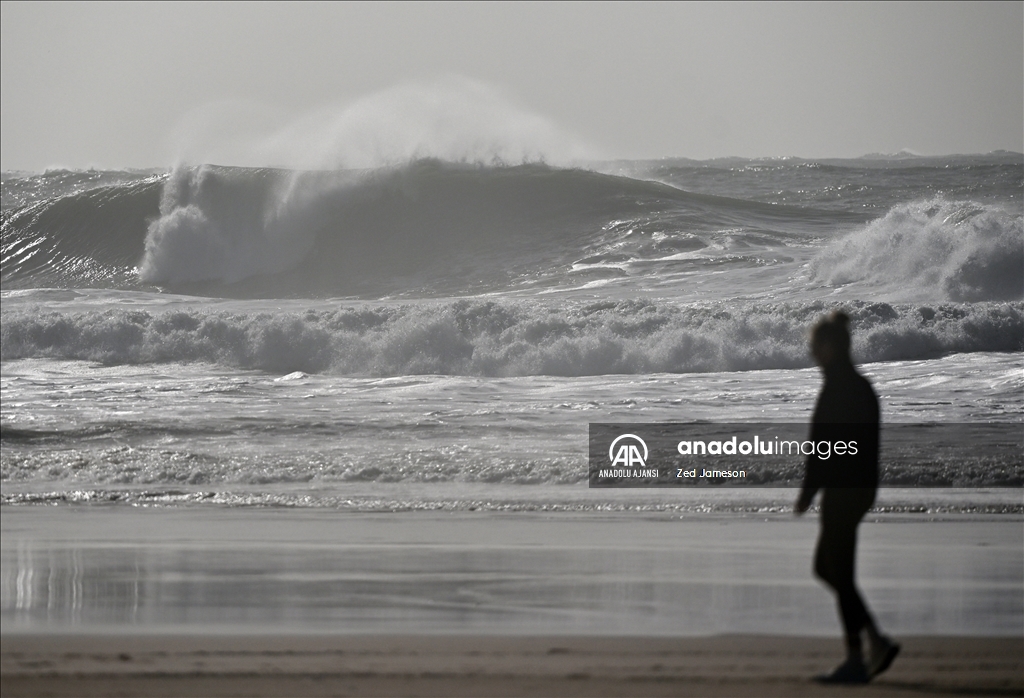 Portekiz kıyılarında Herminia Fırtınası etkili oluyor 