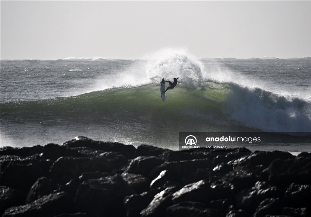 Portekiz kıyılarında Herminia Fırtınası etkili oluyor 