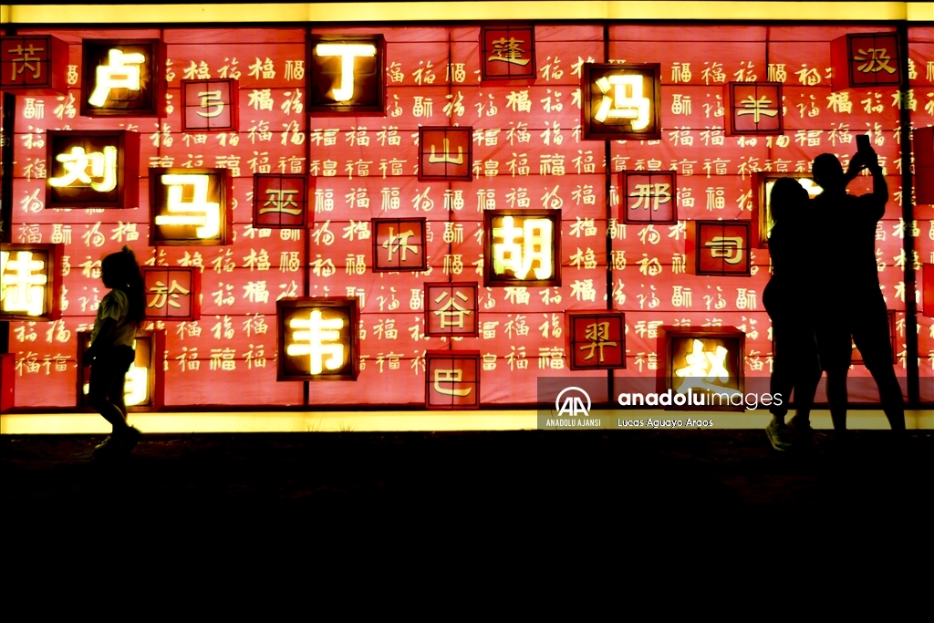 Şili'de Uluslararası Çin Işıkları Festivali düzenlendi