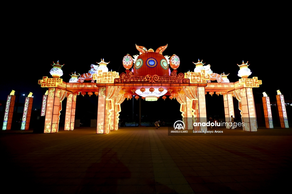 Şili'de Uluslararası Çin Işıkları Festivali düzenlendi