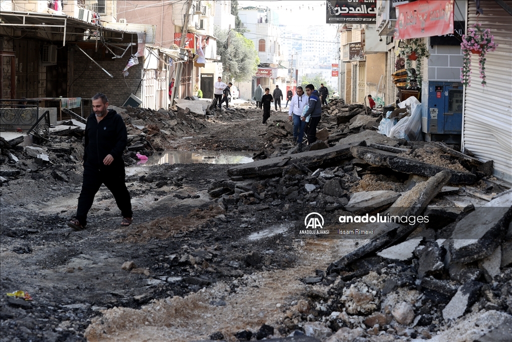İsrail ordusu, Batı Şeria'nın kuzeyindeki saldırılarını 8. gününde genişleterek sürdürüyor