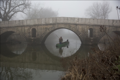 Foggy day in Turkiye's Edirne