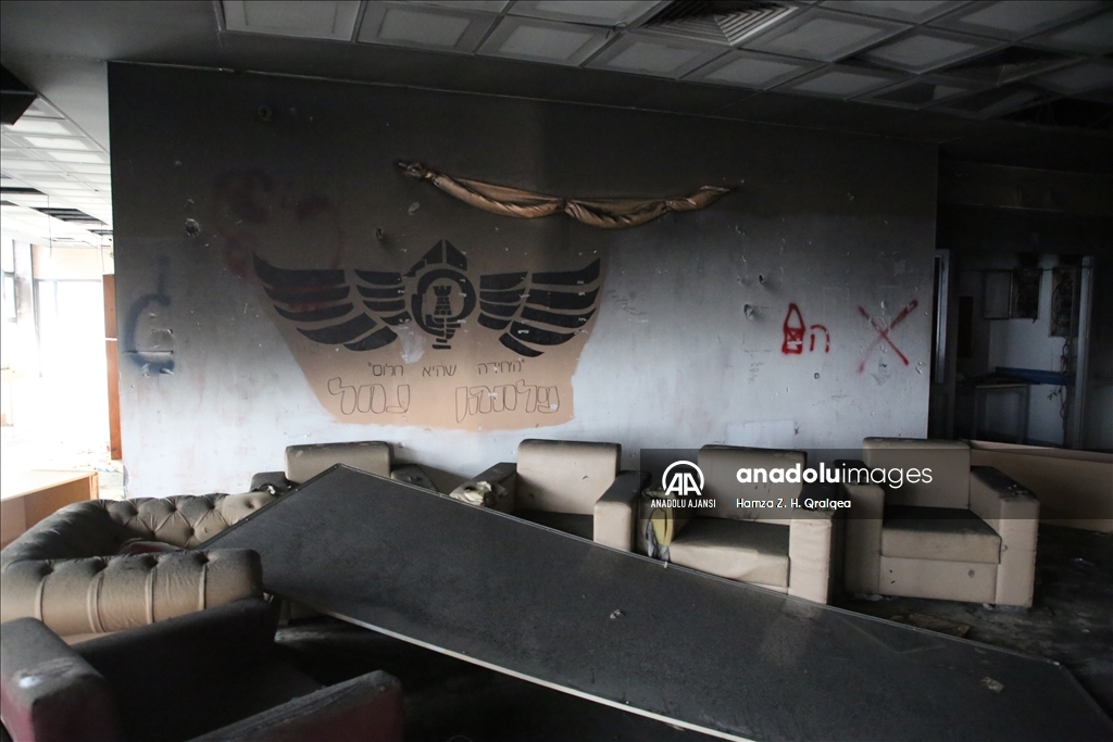 İsrail güçlerinin çekildiği Filistin-Türkiye Dostluk Hastanesi'ndeki yıkım görüntülendi