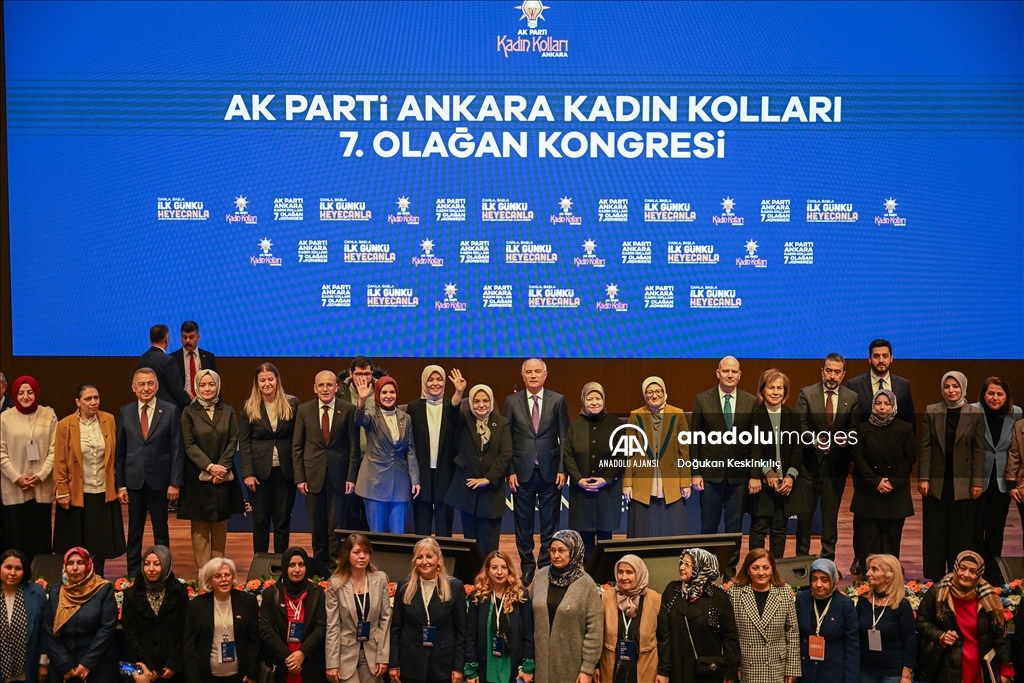 AK Parti Ankara Kadın Kolları 7. Olağan Kongresi düzenlendi