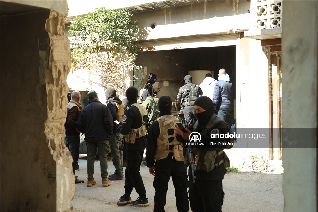 Humus'ta devrik Esed rejiminin uyuşturucu depolarından biri daha ortaya çıkarıldı