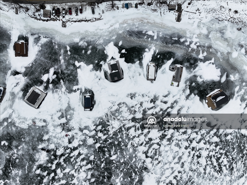 Li Amerîkayê Gola Erîeyê qeşa girt