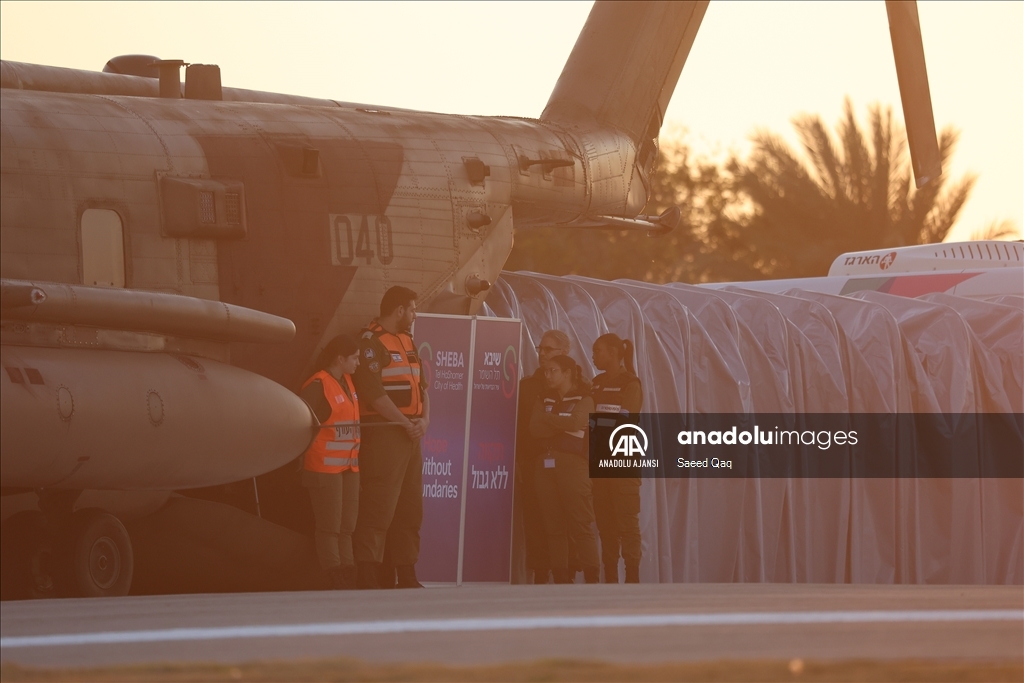 Hamas'ın serbest bıraktığı Arbel Yehud, İsrail'deki Şiba Hastanesi'ne ulaştı