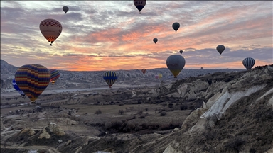 Kapadokya'da geçen yıl 1 milyon 351 bin 763 turist konakladı