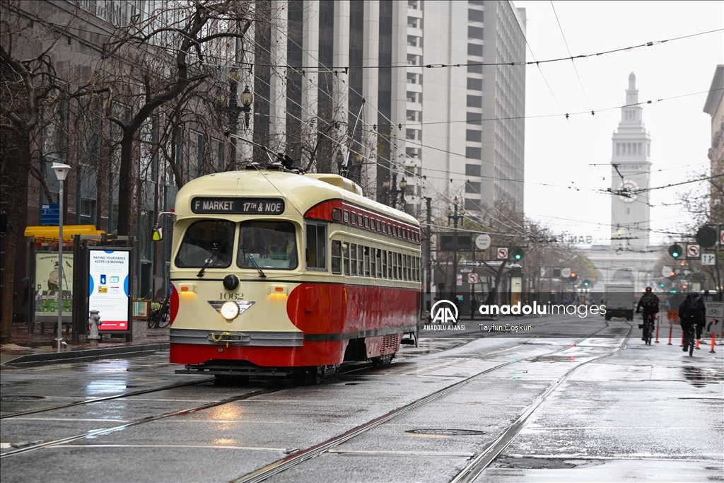 San Francisco'da yağmurlu hava