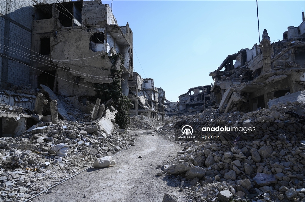 Esed rejimi saldırıları sonrasında Yermuk Filistinli Mülteci Kampı hayalet şehre döndü