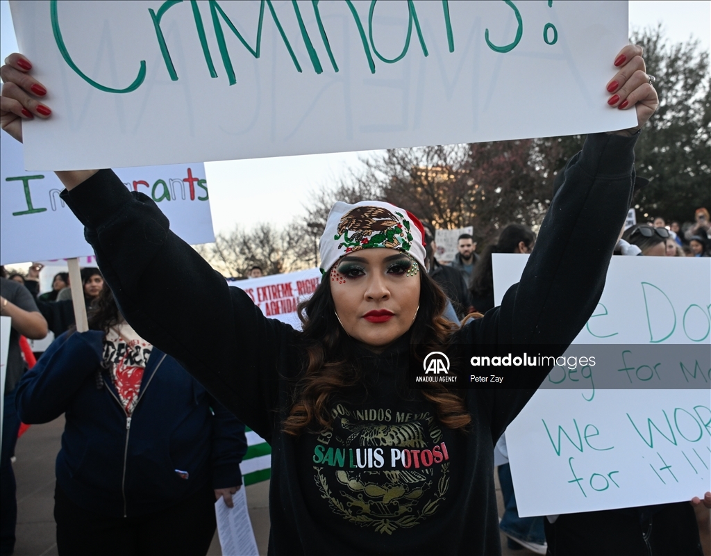 В США прошли протесты против миграционной политики Трампа