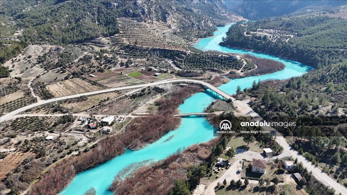 Turkuaz rengiyle bir tabiat harikası: Göksu Nehri