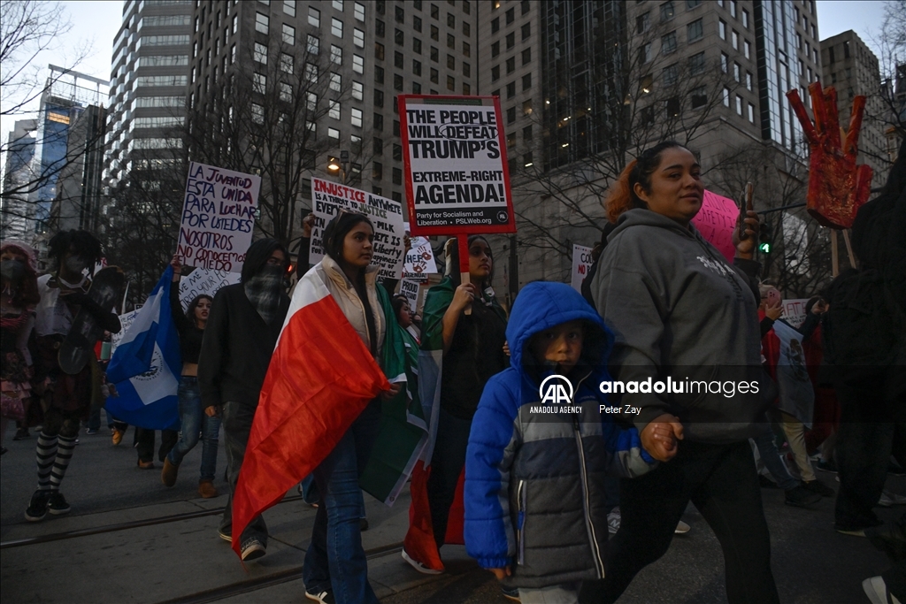 В США прошли протесты против миграционной политики Трампа