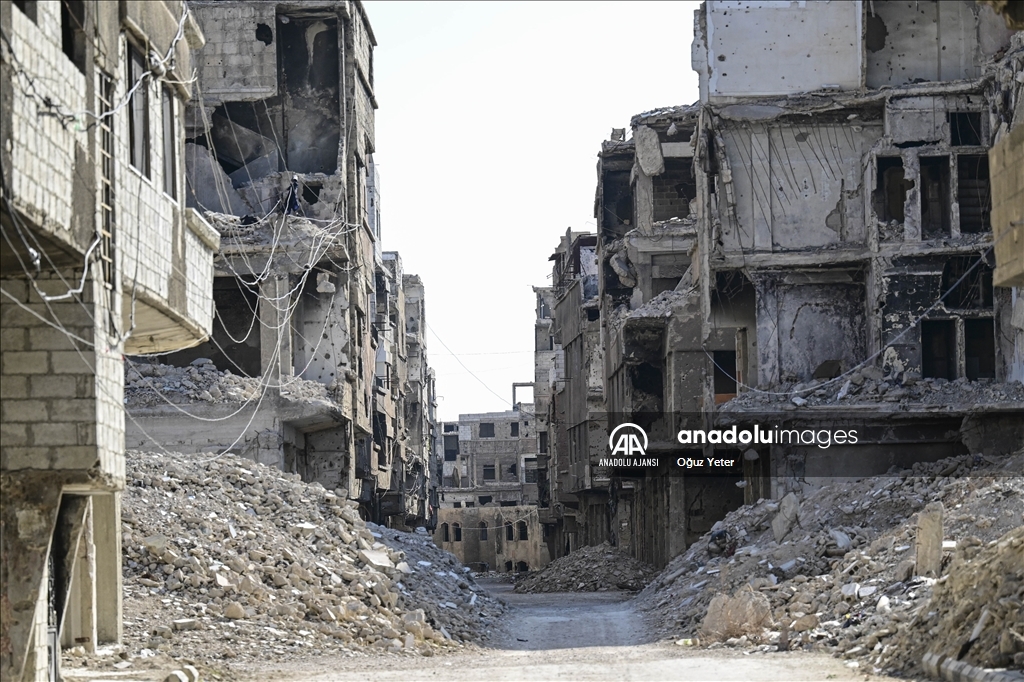 Esed rejimi saldırıları sonrasında Yermuk Filistinli Mülteci Kampı hayalet şehre döndü