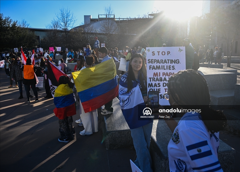 В США прошли протесты против миграционной политики Трампа
