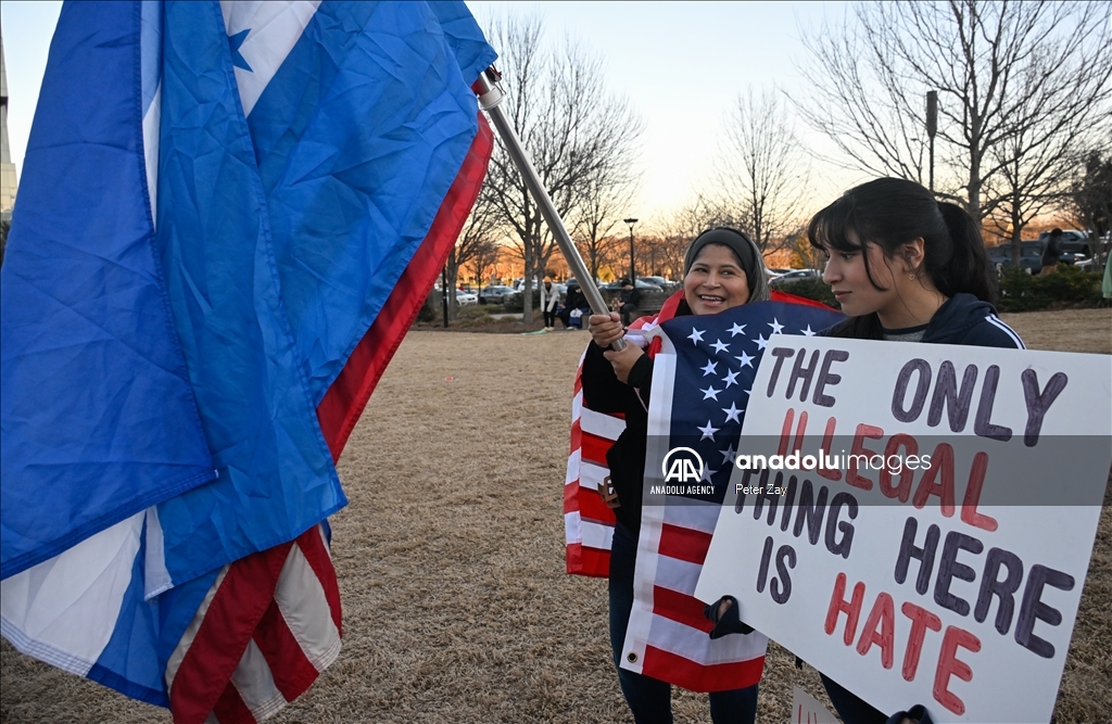 В США прошли протесты против миграционной политики Трампа