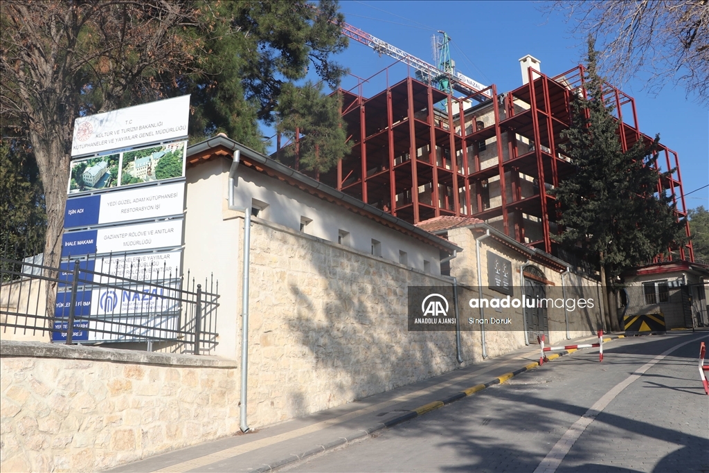 Depremde zarar gören Kahramanmaraş'taki tescilli kültür varlıklarının restorasyonları sürüyor