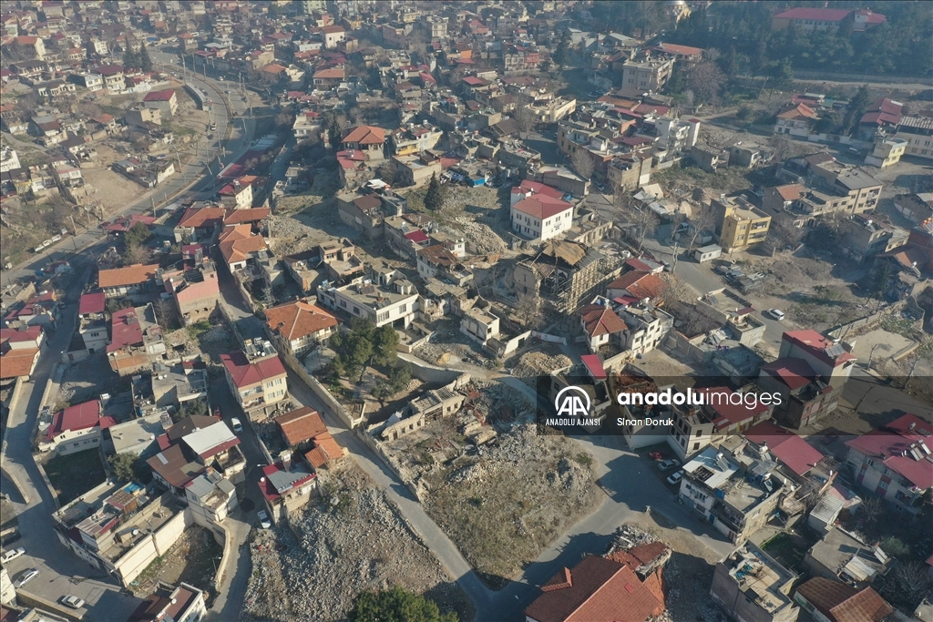 Depremde zarar gören Kahramanmaraş'taki tescilli kültür varlıklarının restorasyonları sürüyor