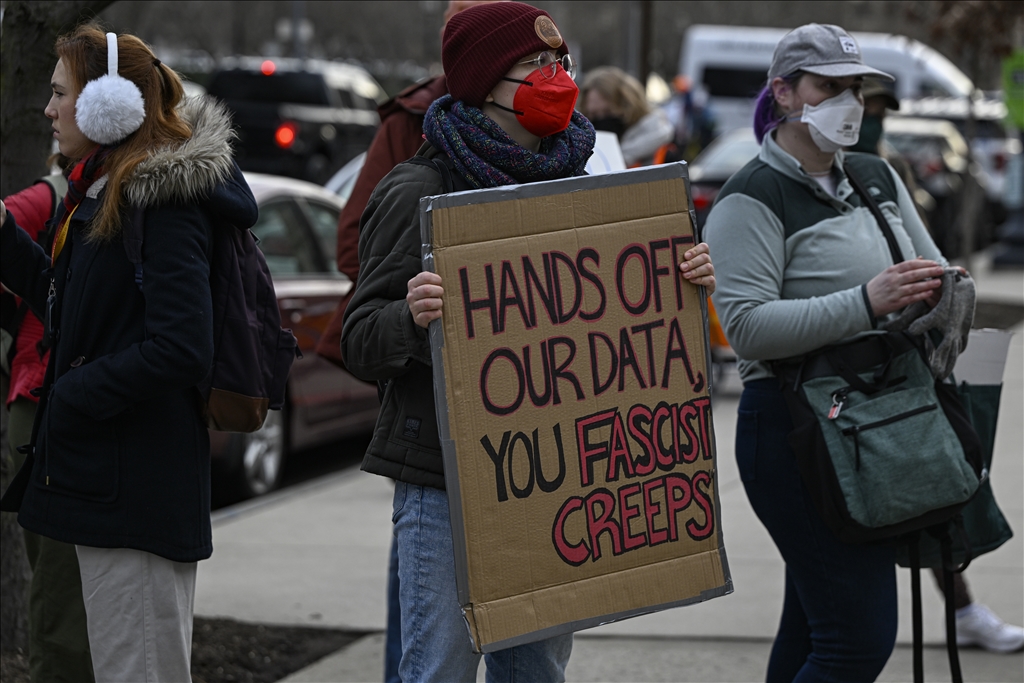 Washington'da Elon Musk'a karşı protesto gösterisi düzenlendi