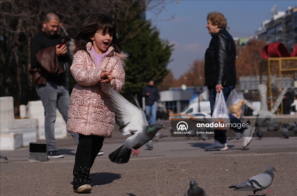Ankara'da güneşli hava