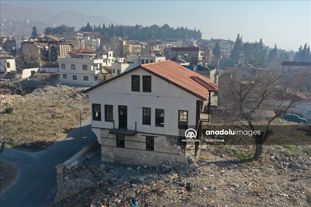 Depremde zarar gören Kahramanmaraş'taki tescilli kültür varlıklarının restorasyonları sürüyor