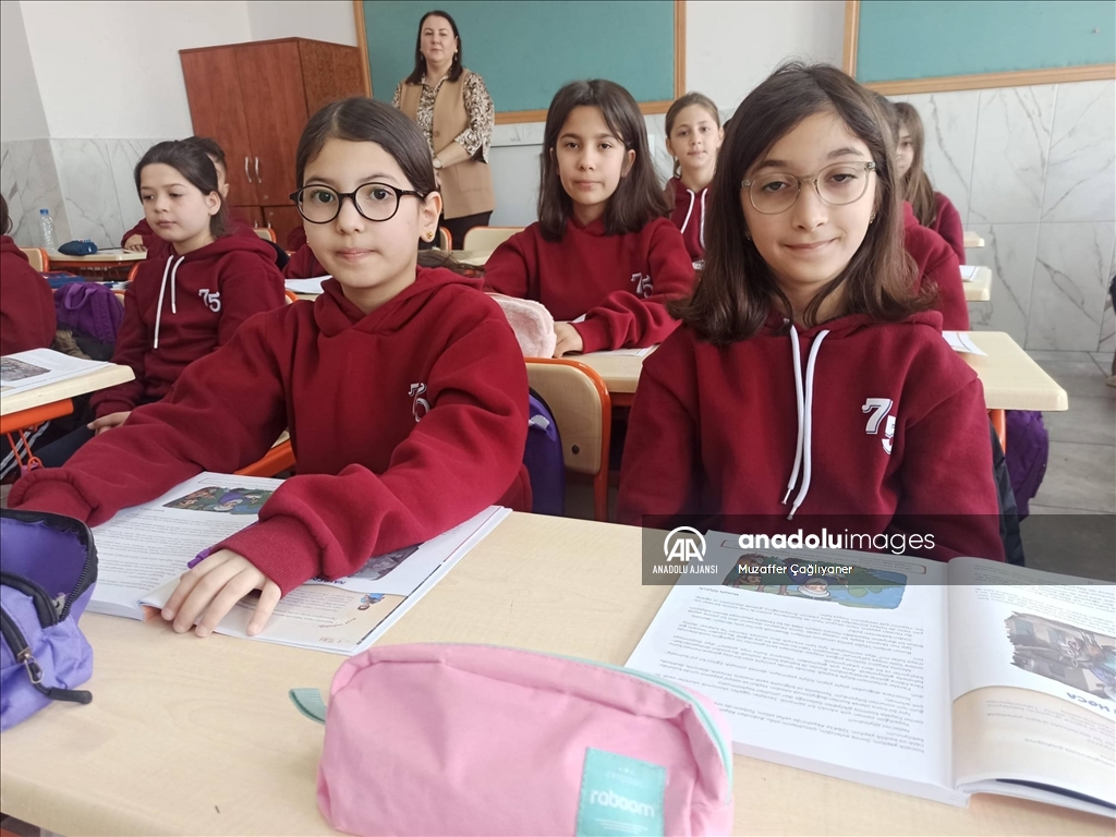 Osmaniye'de yarıyıl tatili sonrası ilk ders zili çaldı
