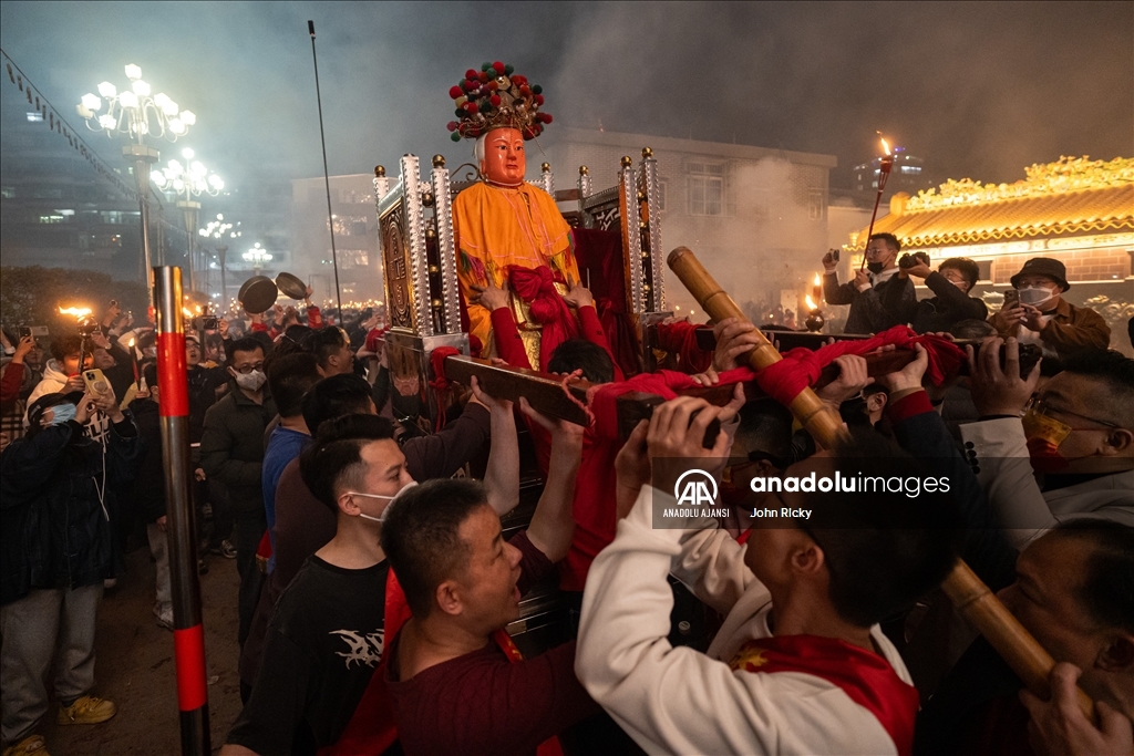 Çin'de Xinghui Festivali olarak da bilinen 'Meşale Festivali' kutlandı
