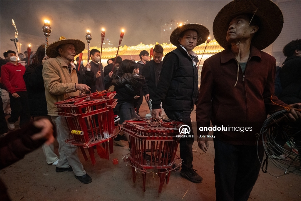 Çin'de Xinghui Festivali olarak da bilinen 'Meşale Festivali' kutlandı
