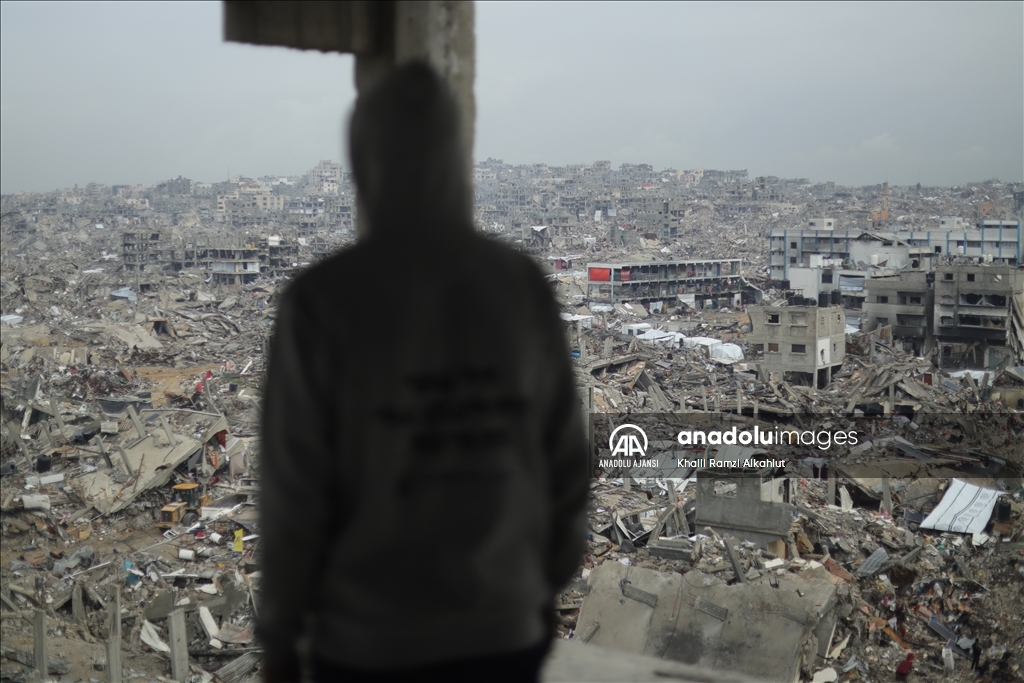 İsrail, ateşkesin ardından çekildiği Cibaliye Mülteci Kampı'nda geride büyük yıkım bıraktı
