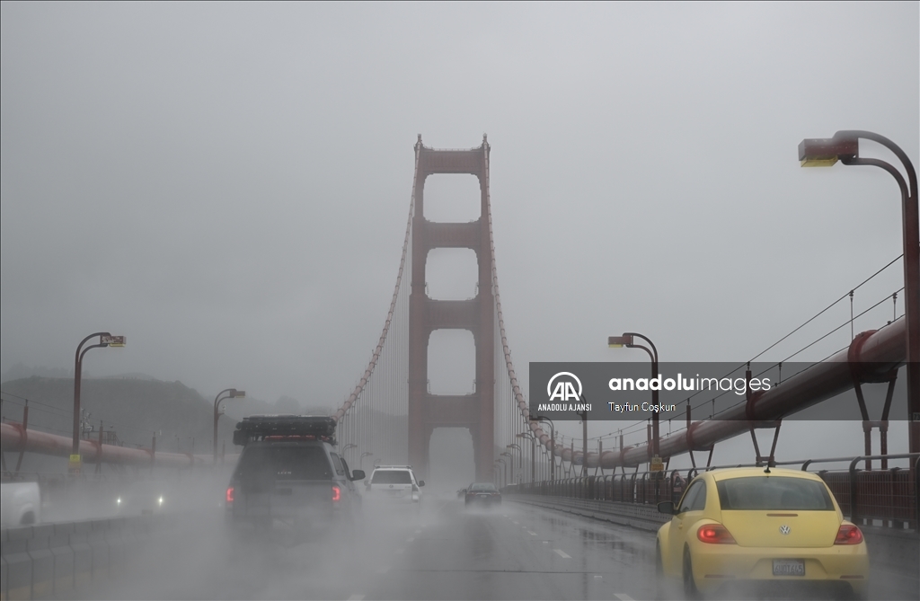 San Francisco’da atmosferik nehir nedeniyle yoğun yağmur etkili oldu