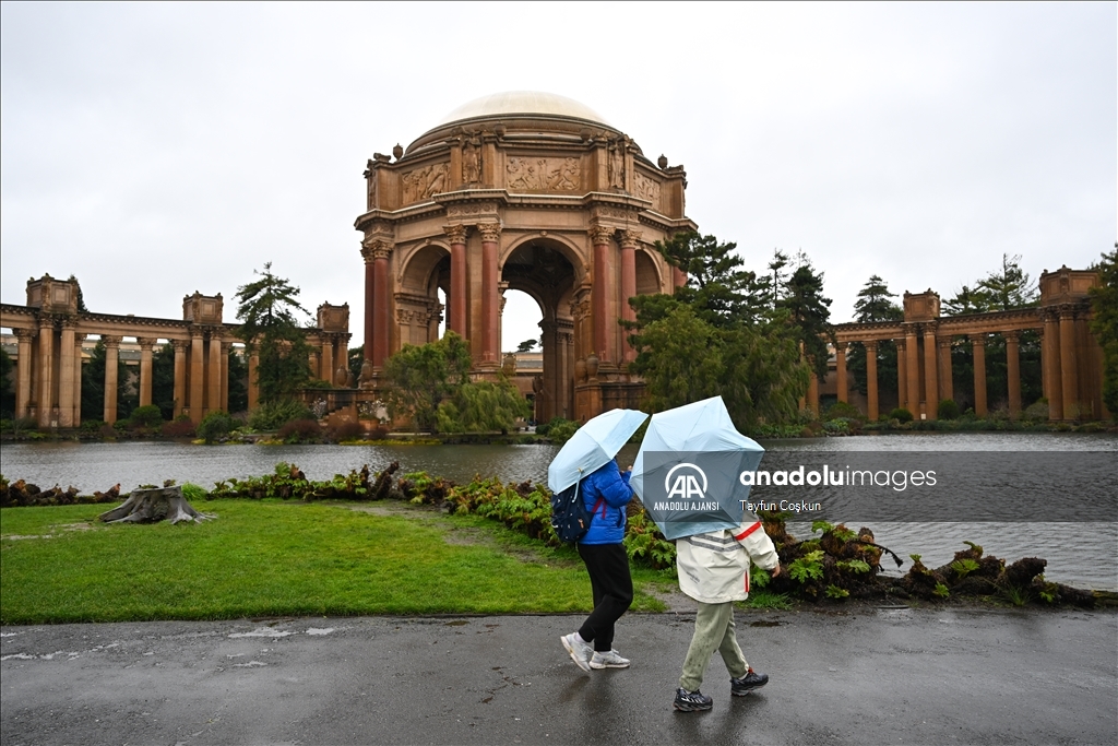 San Francisco’da atmosferik nehir nedeniyle yoğun yağmur etkili oldu