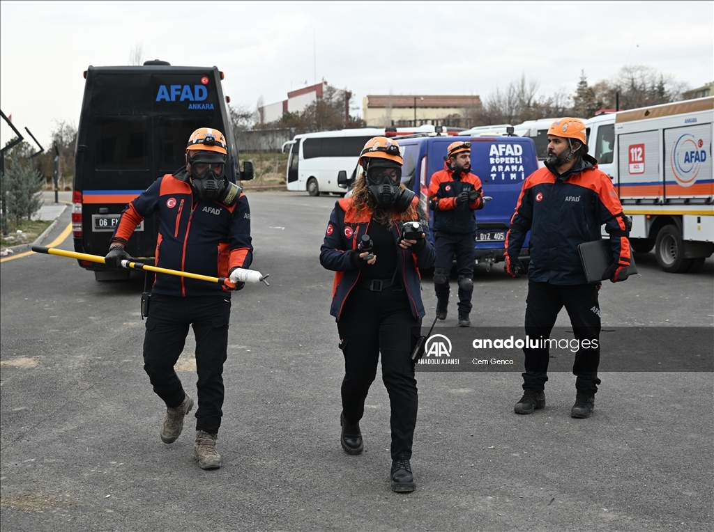 AFAD'ın arama kurtarma ekipleri zorlu görevlere sıkı eğitimlerle hazırlanıyor