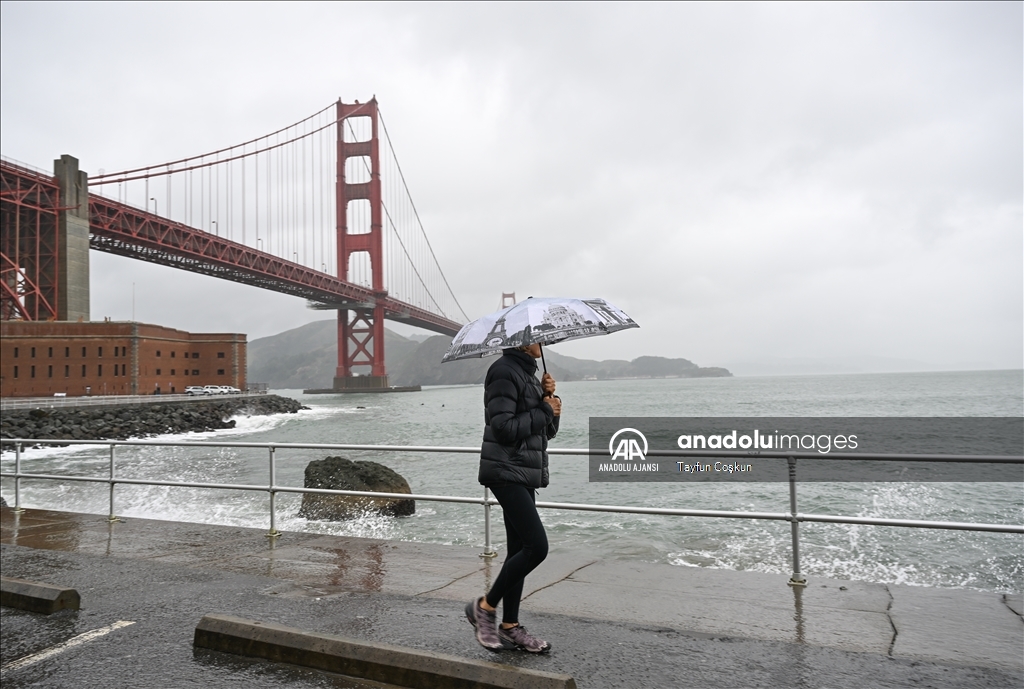 San Francisco’da atmosferik nehir nedeniyle yoğun yağmur etkili oldu