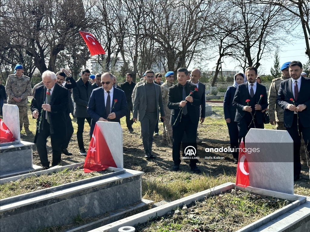 Dörtyol'da 6 Şubat depremlerinde hayatını kaybedenler anıldı