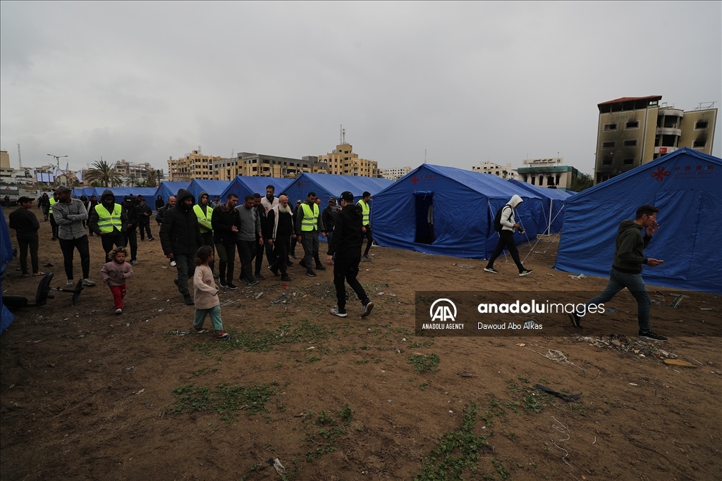 По линии турецкого İHH построен городок для перемещенных палестинцев, вернувшихся на север Газы