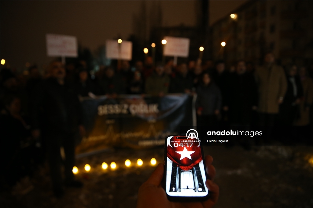 Malatya'da 6 Şubat 2023'teki depremlerde yaşamını yitirenler anıldı
