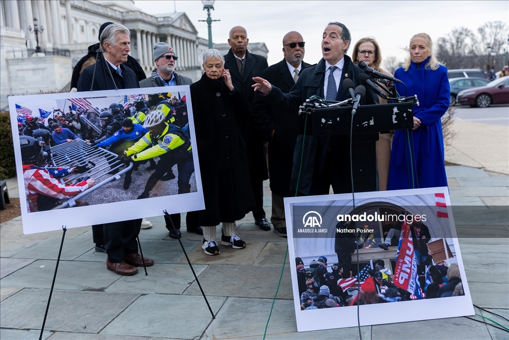 Wasshington D.C.'de 6 Ocak Kongre baskınına karışanların cezalarının affedilmesine karşı protesto