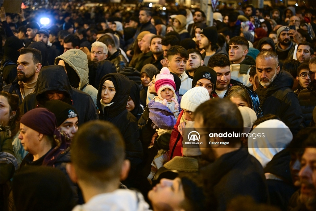 Adıyaman'da depremde hayatını kaybedenler "sessiz yürüyüş"le anıldı