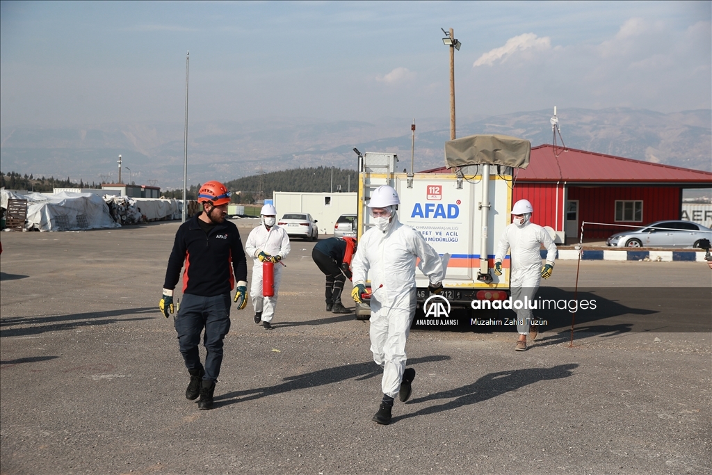 Kahramanmaraş'ta 400 öğretmen aldıkları eğitimle olası afetlere hazırlanıyor